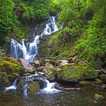 Torc vandfaldet i Killarney Nationalpark, Irland