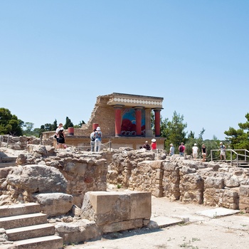 Knossos-paladset på Kreta