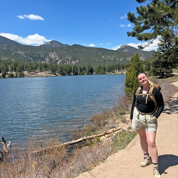 Kristine B ved Lake Lily, Rocky Mountains, Colorado - rejsespecialist København
