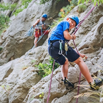 Abseiling og klatring i Kroatien