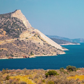 Kystlandskab langs Korintherbugten - Grækenland