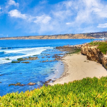 La Jolla Cove Beach ved San Diego