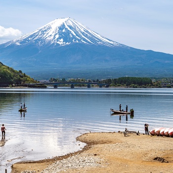 Lake Kawaguchiko og Mt Fuji, Japan