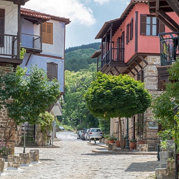Landsbyen Arnaia på Halkidiki - Grækenland