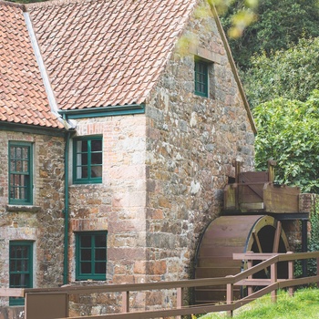 Vandmøllen Le Moulin de Quétivel på Jersey