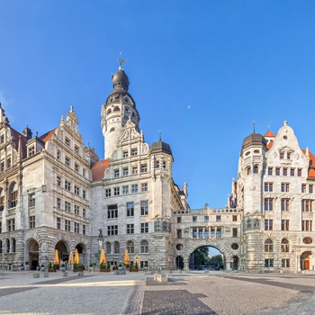 Det elegante rådhus i Leipzig