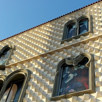 Casa dos Bicos ”huset med spidserne” i Alfama distriktet, Lissabon