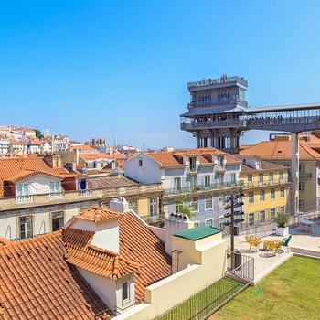 Elevador de Santa Justa, elevator med udsigt i Lissabon