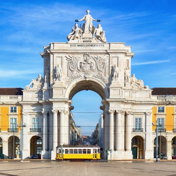 Praca do Comercio i Lissabon