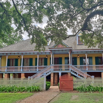 Hovedhuset i Lauras Plantation, Louisiana