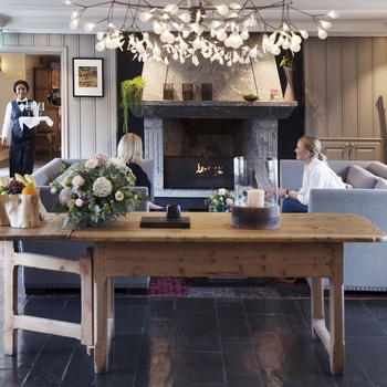 Lysebu Hotel lounge, Norge