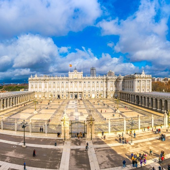 Royal Palace i Madrid - Spanien