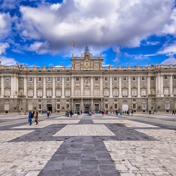 Royal Palace i Madrid, Spanien