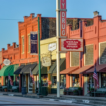 Mainstreet i Grapevine - Texas i USA