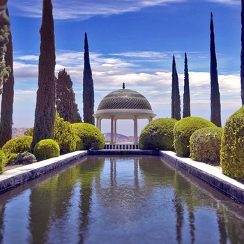 La Concepción, den botaniske have tæt på Malaga, Spanien