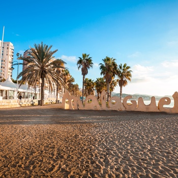 Playa de La Malagueta i Malaga