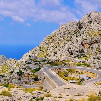 Bjergvej på Mallorca