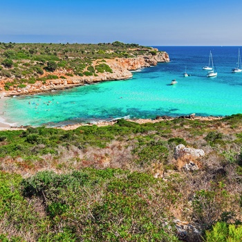 Stranden Cala Varques på Mallorca