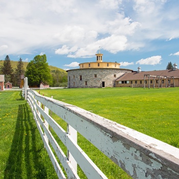 Hancock Shaker Village i Green Mountains, Massachusetts 