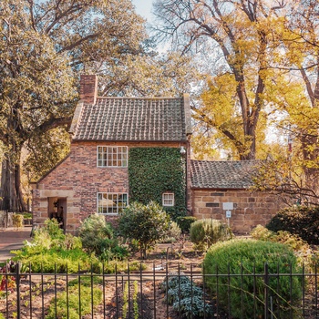 Captain Cooks Cottage i Fitzroy Gardens - Melbourne i Australien