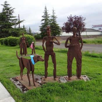 Metalskulpturer, Raymond, Washington State