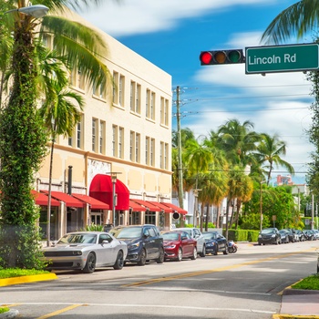 Lincoln Road en tidlig morgen, Miami