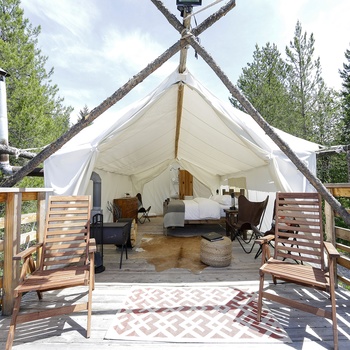 Glacier Under Canvas - Glamping i Montana, USA