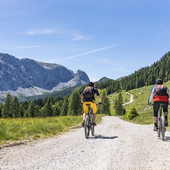 På mountainbike i Alperne - Østrig