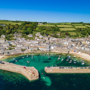 Kystbyen Mousehole i Cornwall