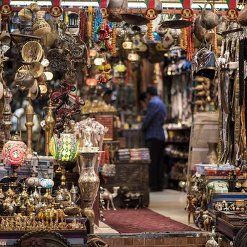 Butik på Mutrah Souq markedet i Muscat - Oman