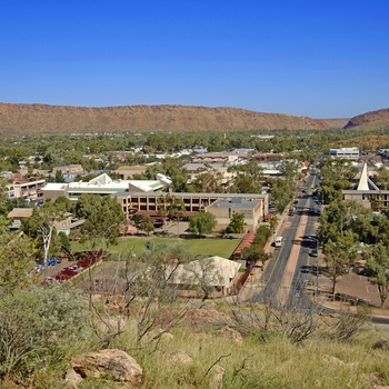 Udsigt over Alice Springs - Northern Territory i Australien