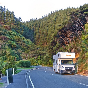 New Zealand - Britz Explorer på vejen