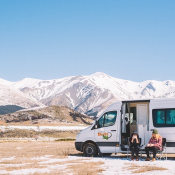 New Zealand - Britz Venturer Plus autocamper nær Mt Cook