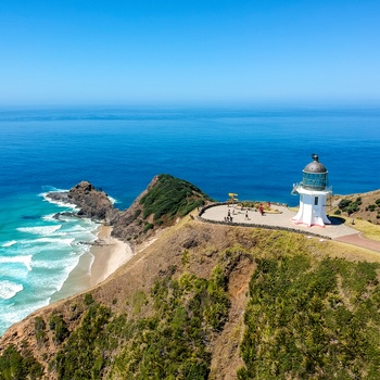 Fyrtårnet på Cape Reinga, New Zealands Nordø