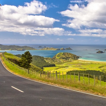Kystvej i Northland på New Zealands nordø