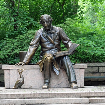 H C Andersen i Central Park, New York