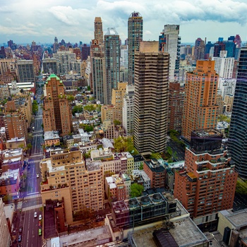 Udsigt over Upper East Side i New York