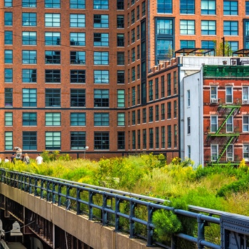 High Line Park i New York City, USA