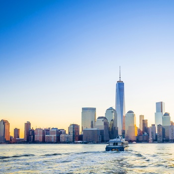 New York´s skyline og Freedom Tower, USA