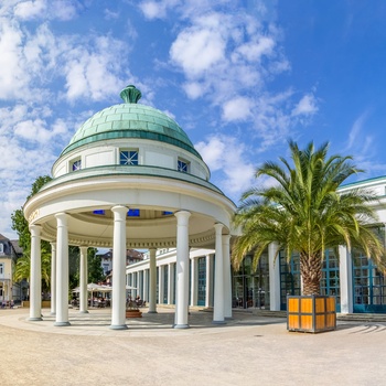 Kurbyen Bad Pyrmont, Niedersachsen i Tyskland