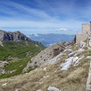 Njegoš-mausoleet i Lovćen National Park - Montenegro