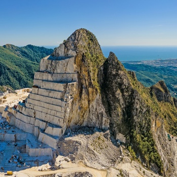 Marmorbruddet i Carrara, Toscana