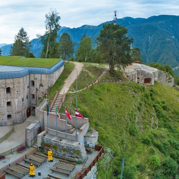 Fort Belvedere (Werk Gschwent) ved Lavarone i Norditalien