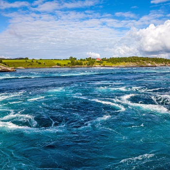 Nærbillede af Saltstraumen, Norge