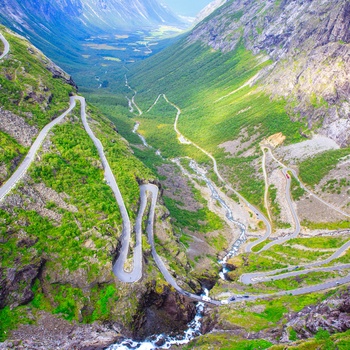 Trollstigen i Norge