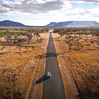 Vej gennem The Outback, Northern Territory i Australien