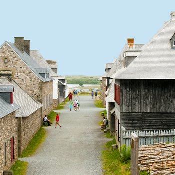 Fortress Louisbourg - Fort i Nova Scotia, Canada