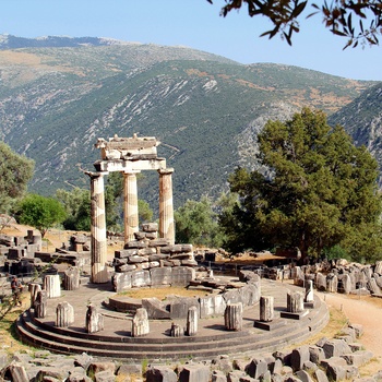 Oraklet i Delfi - arkæologisk område i Grækenland