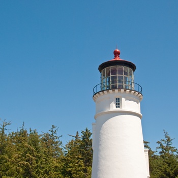 Umpqua River Lighthouse - Oregons første fyrtårn - USA