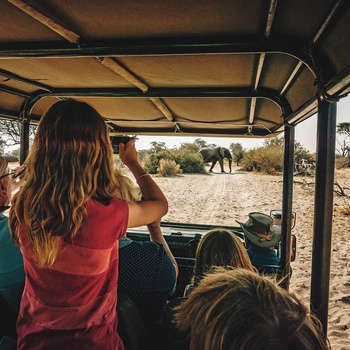 På safari med familien i det sydlige Afrika